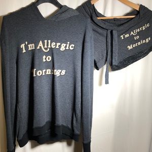 WILDFOX allergic to mornings set